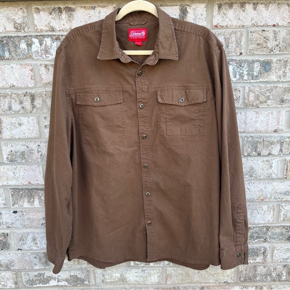 Coleman Brown Outdoor Shirt - Picture 1 of 9